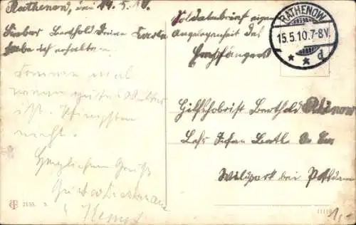 Ak Fröhliche Pfingsten, Ausflugsgesellschaft in Ruderbooten