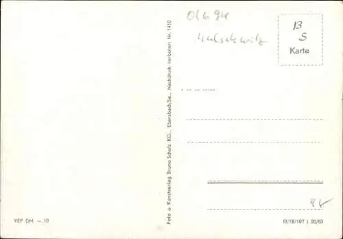 Ak Baruth in der Mark, Gasthaus Sonne,  Architektur, Auto, Bäume