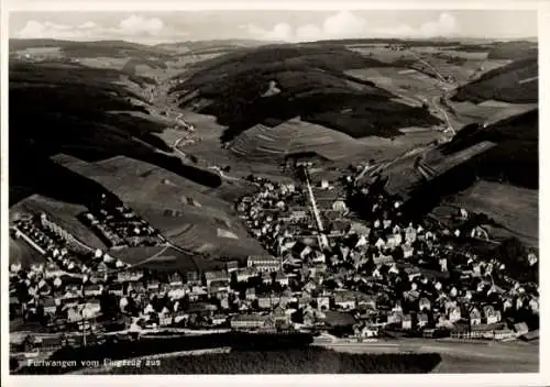 Ak Furtwangen im Schwarzwald, Fliegeraufnahme
