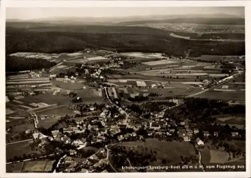 Ak Rodt Loßburg im Schwarzwald, Fliegeraufnahme