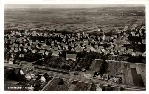 Ak Bernhausen Filderstadt Baden Württemberg, Fliegeraufnahme