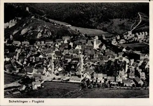 Ak Schelklingen Schwäbische Alb, Fliegeraufnahme
