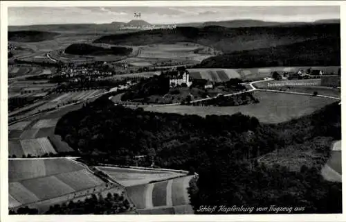Ak Lauchheim im Ostalbkreis, Schloss Kapfenburg, Fliegeraufnahme