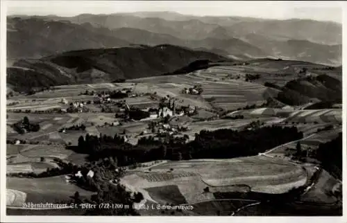 Ak St. Peter im Schwarzwald, Fliegeraufnahme
