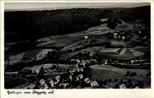 Ak Hottingen Rickenbach im Hotzenwald, Fliegeraufnahme
