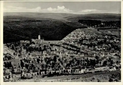 Ak Herrensohr Dudweiler Saarbrücken im Saarland, Luftaufnahme, Gesamtansicht, Dudweiler und Herre