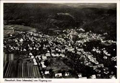 Ak Oberurbach Urbach im Remstal, Fliegeraufnahme