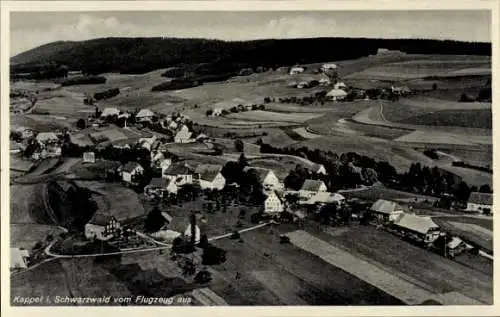 Ak Kappel Lenzkirch im Schwarzwald, Luftaufnahme von Kappel, Schwarzwald