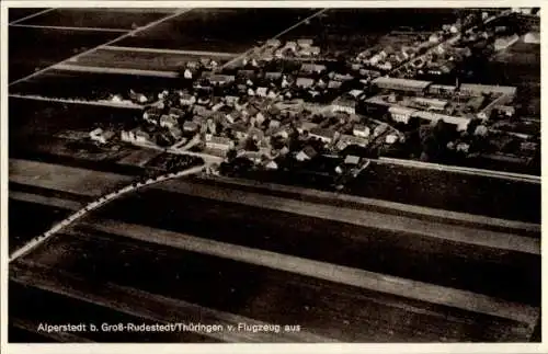 Ak Alperstedt in Thüringen, Fliegeraufnahme