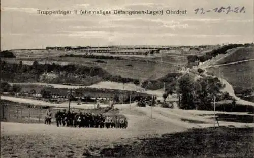 Ak Ohrdruf in Thüringenm, Truppenlager II. ehemaliges Gefangenen-Lager