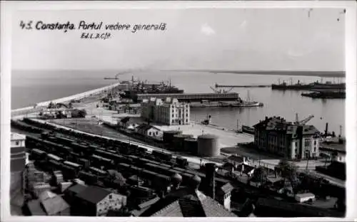 Ak Constanța Konstanza Rumänien, Portul vedere generala