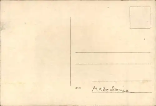Ak Mazedonien, Bauer mit Vieh