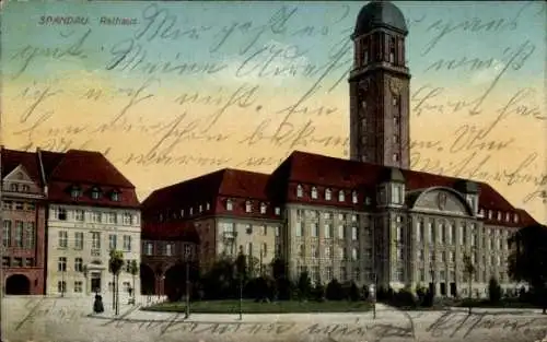 Ak Berlin Spandau, Rathaus