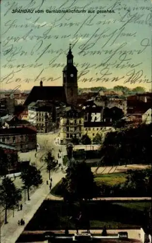 Ak Berlin Spandau, Blick vom Garnisonskirchturm