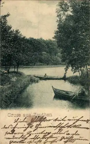 Ak Zeuthen in der Mark, Ruderboote