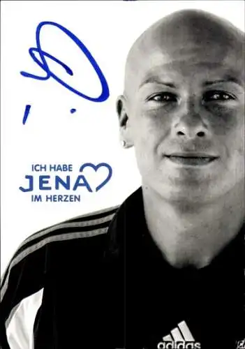 Autogrammkarte Fußballer Christian Reimann, FC Carl Zeiss Jena, Autogramm