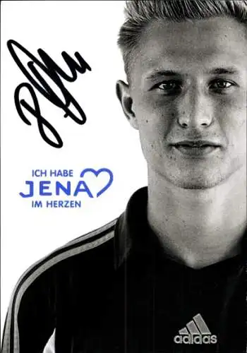 Autogrammkarte Fußballer Denis Osadchenko, FC Carl Zeiss Jena, Autogramm