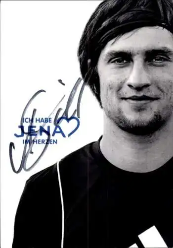 Autogrammkarte Fußballer André Schmidt, FC Carl Zeiss Jena, Autogramm