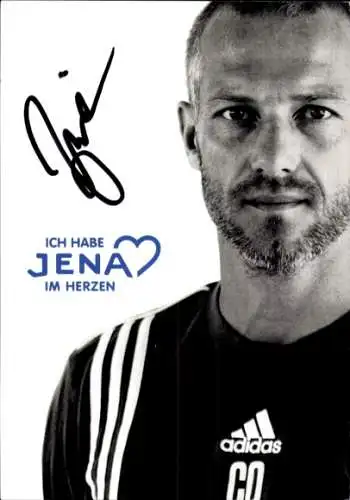 Autogrammkarte Fußballer Mark Zimmermann, FC Carl Zeiss Jena, Autogramm