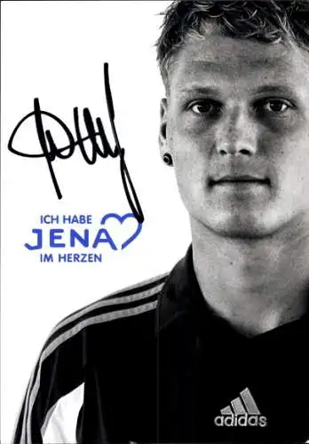 Autogrammkarte Fußballer Tim Wuttke, FC Carl Zeiss Jena, Autogramm