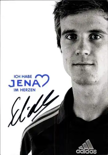 Autogrammkarte Fußballer Ralf Schmidt, FC Carl Zeiss Jena, Autogramm