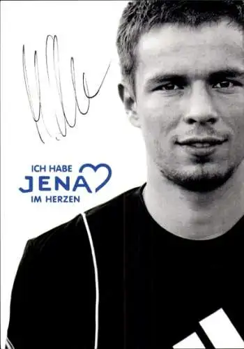 Autogrammkarte Fußballer Martin Ullmann, FC Carl Zeiss Jena, Autogramm