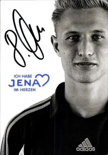Autogrammkarte Fußballer Denis Osadchenko, FC Carl Zeiss Jena, Autogramm