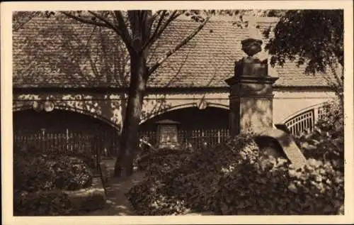 Ak Halle an der Saale, Stadt-Gottesacker, Campo Santo auf dem Martinsberg