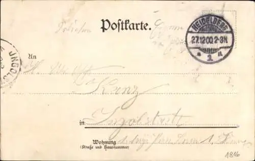 Litho Neustadt an der Haardt Weinstraße, Schützenhaus