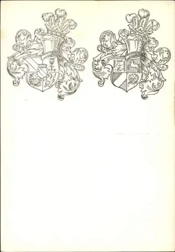 Studentika Ak Freiburg im Breisgau, Corps Palatia Guestphalia, Stefan Meier Str. 33, Wappen