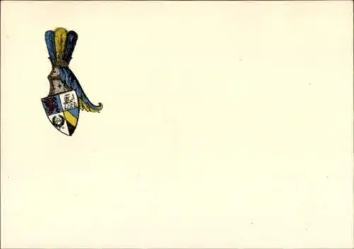 Studentika Ak Freiburg im Breisgau, Corps Suevia, Wappen, KSCV