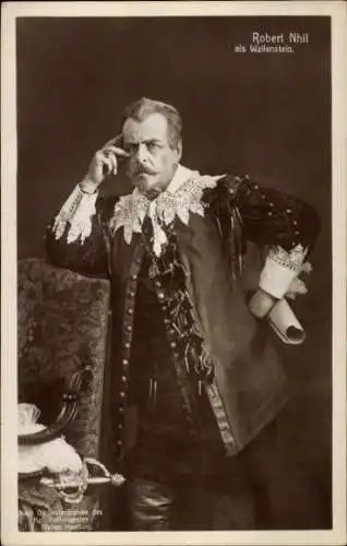 Foto Ak Schauspieler Robert Nhil als Wallenstein, Schauspielhaus Hamburg