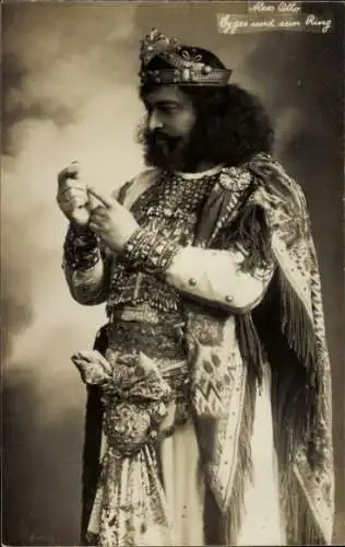 Foto Ak Schauspieler Alex Otto, Gyges und sein Ring, Schauspielhaus Hamburg