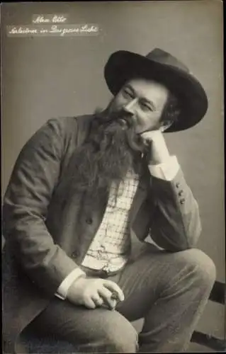 Foto Ak Schauspieler Alex Otto, Portrait, Schauspielhaus Hamburg