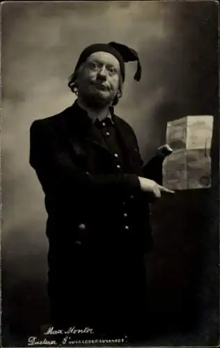 Foto Ak Schauspieler Max Montor, Portrait, Schauspielhaus Hamburg