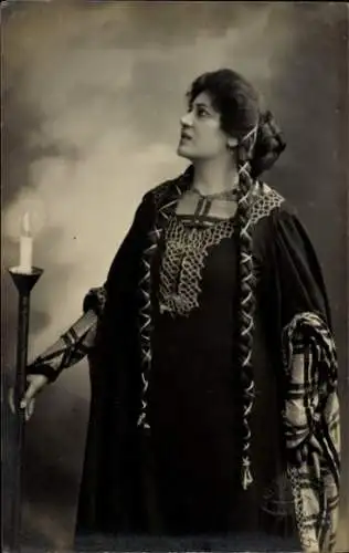 Foto Ak Schauspielerin Adele Hartwig, Adele Doré, Portrait, Schauspielhaus Hamburg