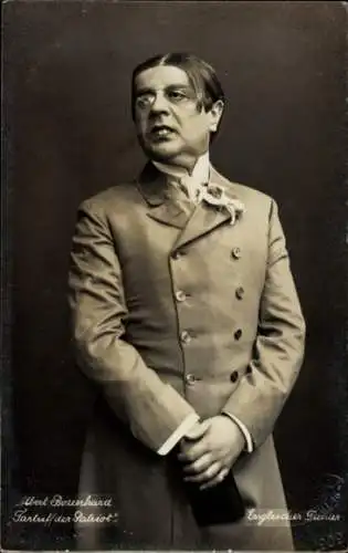 Foto Ak Schauspieler Albert Bozenhard, Tartuff der Patriot, Englischer Tuchler, Schauspielhaus HH