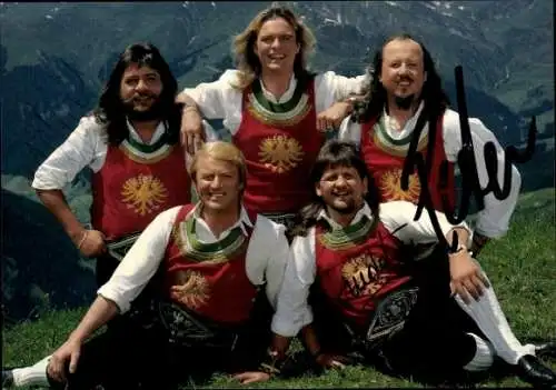Foto Band Zillertaler Schürzenjäger, Autogramm