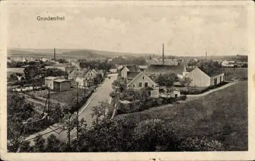 Ak Piława Górna Gnadenfrei Schlesien, Teilansicht