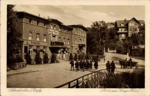 Ak Szklarska Poręba Schreiberhau Riesengebirge Schlesien, Königshotel