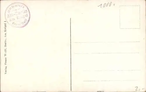 Ak Berlin Mitte, Hof im Krögel