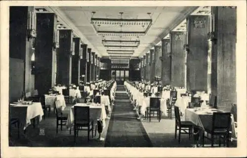 Ak Berlin Tiergarten, Weinhaus Rheingold, Potsdamer Platz, Pfeiler Saal, Innenansicht