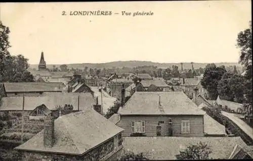 Ak Londinières Seine-Maritime Frankreich, Panorama