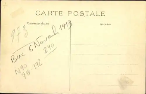 CPA Biplan H. Farman, piloté par Chevillard