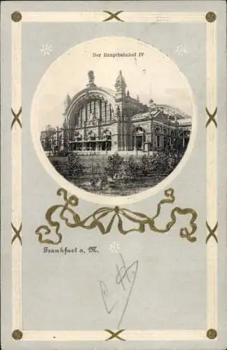 Ak Frankfurt am Main, Hauptbahnhof IV, Frankfurt a. M., historische Architektur