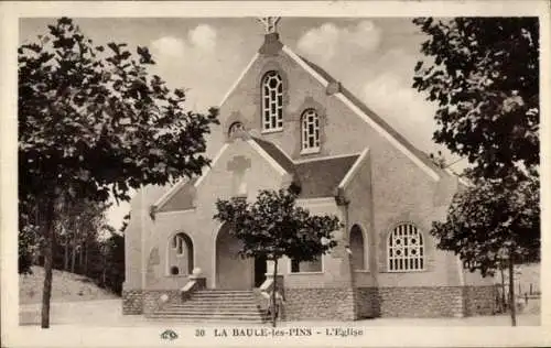 Ak La Baule les Pins Escoublac Loire Atlantique, Kirche