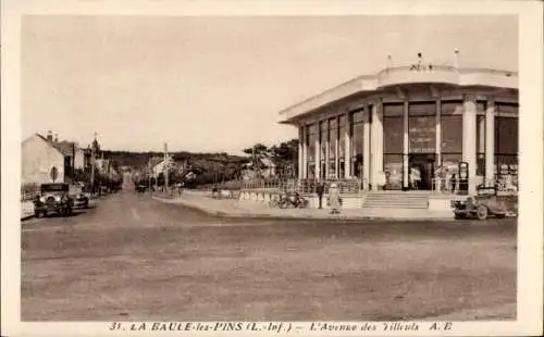 Ak La Baule les Pins Loire Atlantique, L'Avenue des Tilleuls