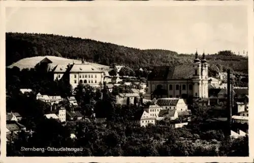 Ak Šternberk Mährisch Sternberg Region Olmütz, Gesamtansicht