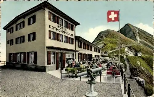 Ak Brienz Kanton Bern, Hotel Rothorn-Kulm, Gipfel