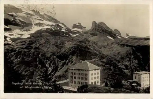 Ak Engelberg Kanton Obwalden Schweiz, Berghotel Trübsee